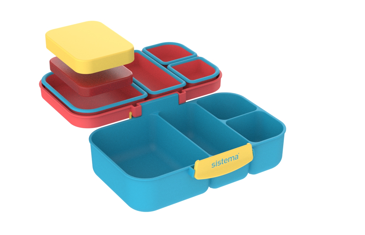 Tuffin bento 17L with icepack open