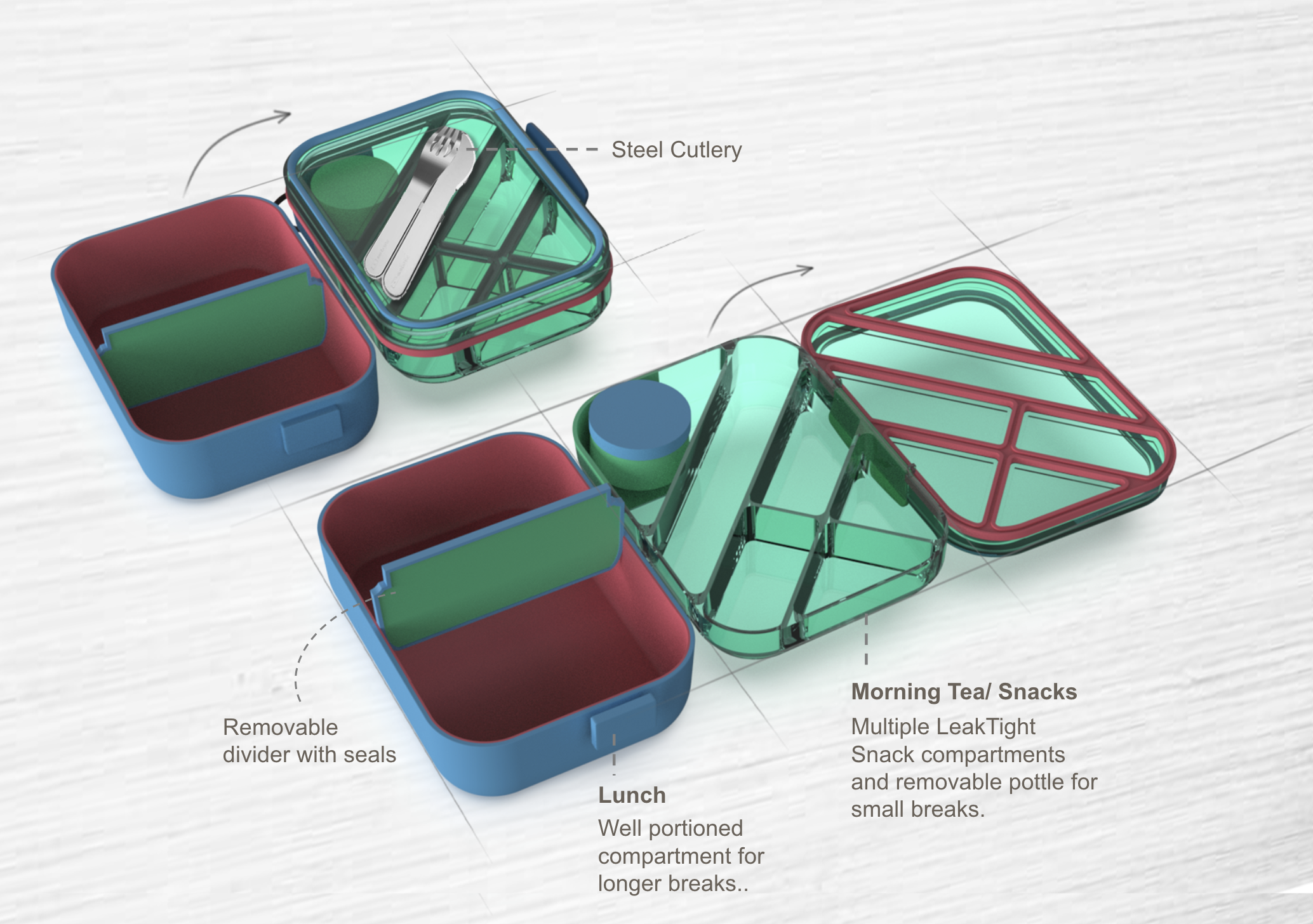 Playtr exploded view